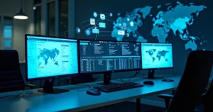Equipe SDR terceirizada operando processos comerciais B2B em telas digitais